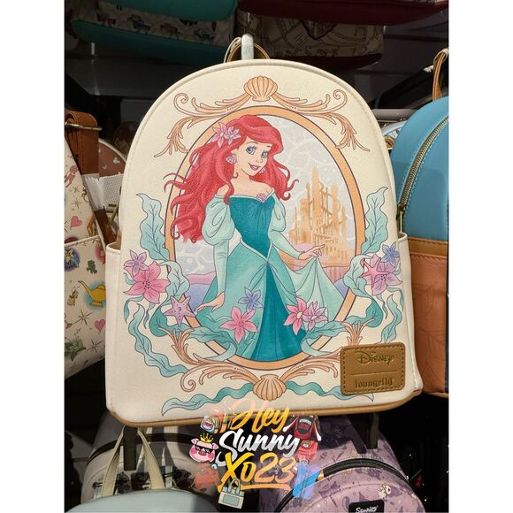 Loungefly Disney The Little Mermaid Ariel Portrait Mini Backpack - Picture 1 of 5